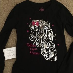 Girls horse Long sleeve